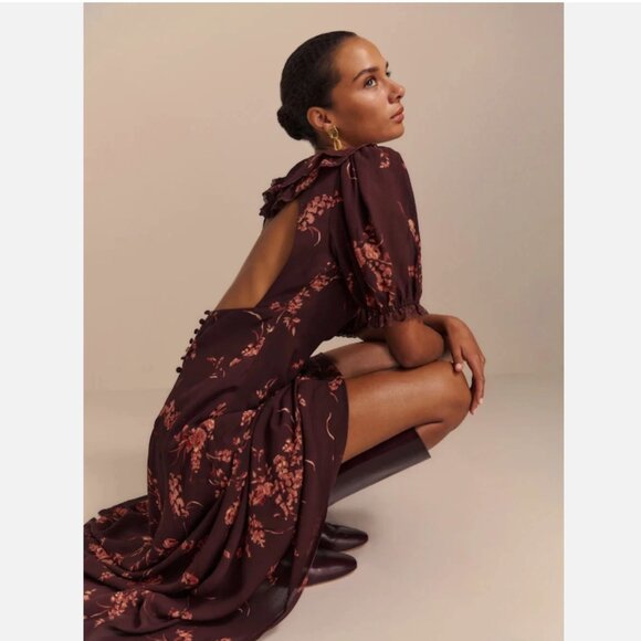 Reformation Evra Midi Dress - Picture 4 of 11